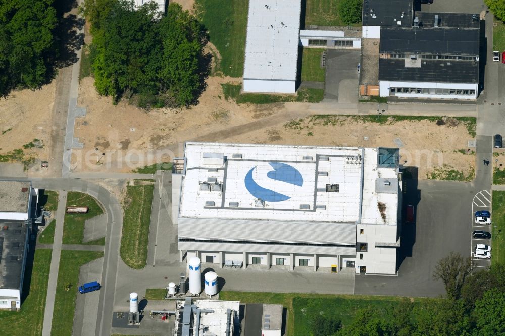 Jülich from above - Research building and office complex in Forschungszentrum Juelich in Juelich in the state North Rhine-Westphalia, Germany