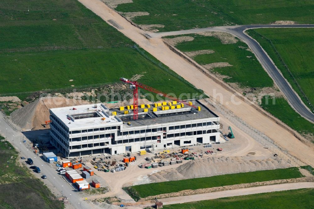 Aerial image Freiburg im Breisgau - Research building and office complex of Fraunhofer-Institut fuer Physikalische Messtechnik IPM on Georges-Koehler-Allee in Freiburg im Breisgau in the state Baden-Wuerttemberg, Germany