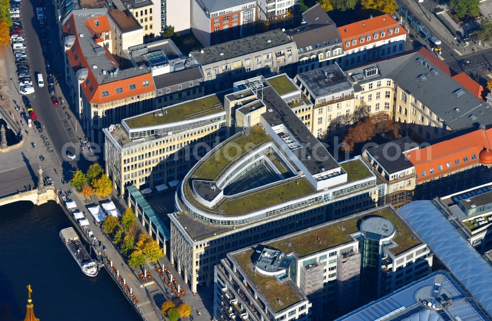 Aerial image Berlin - Research building and office complex of Fraunhofer- Verbund IuK-Technologie in Berlin, Germany