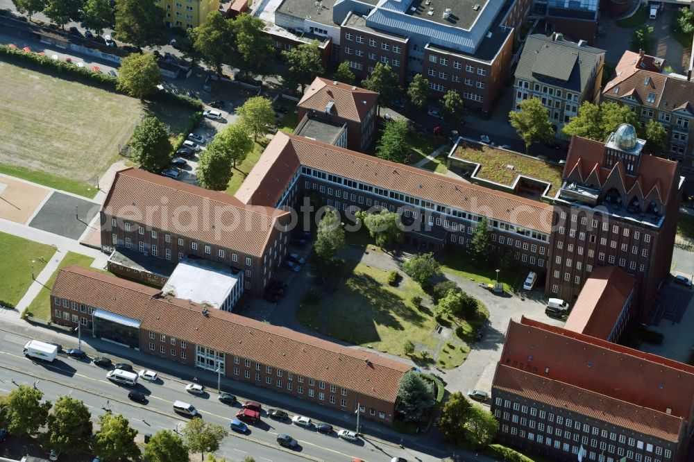 Braunschweig from above - Research building and office complex Haus der Wissenschaft Braunschweig Pockelsstrasse in Braunschweig in the state Lower Saxony