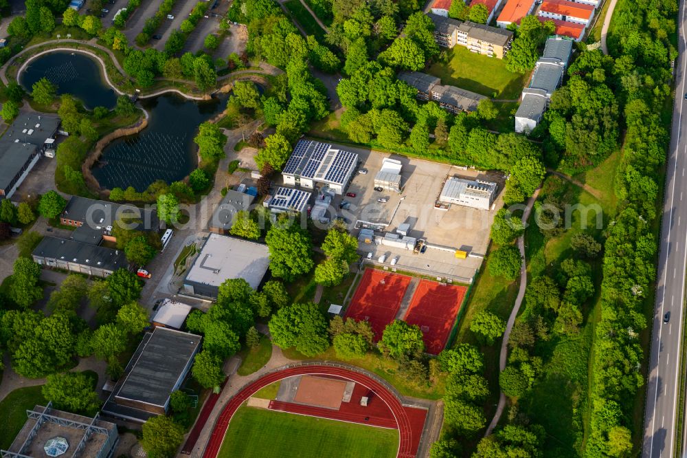 Aerial photograph Hamburg - Research building and office complex Laboratorium Fertigungstechnik Openlab Hamburg in Hamburg, Germany