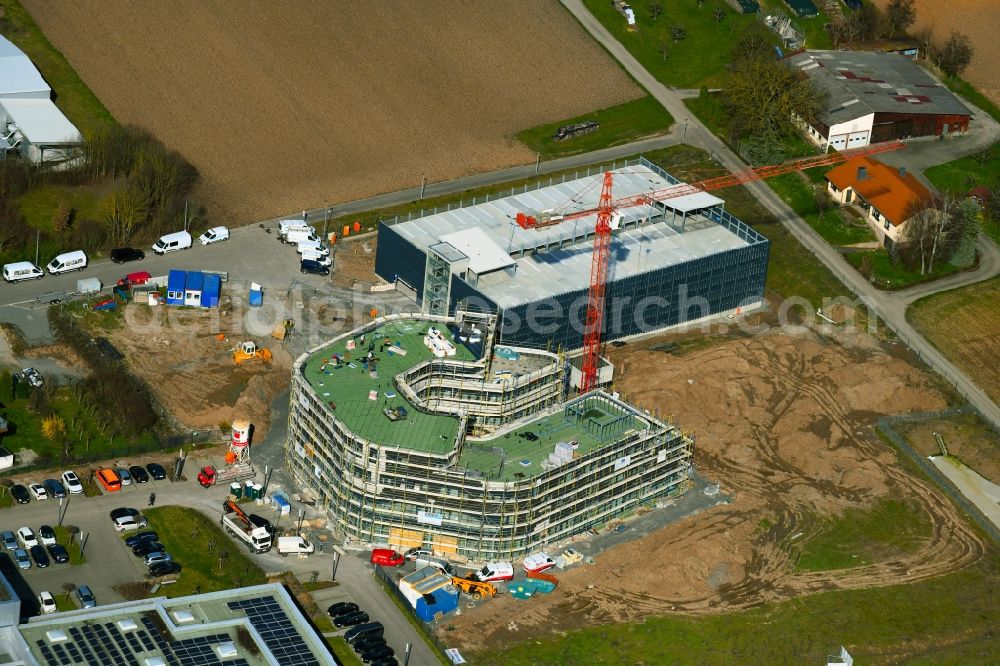 Obersulm from the bird's eye view: Research building and office complex of Technologiezentrum B39 on Dimbacher Strasse - Luizhofen in the district Willsbach in Obersulm in the state Baden-Wurttemberg, Germany