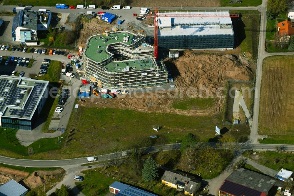 Obersulm from the bird's eye view: Research building and office complex of Technologiezentrum B39 on Dimbacher Strasse - Luizhofen in the district Willsbach in Obersulm in the state Baden-Wurttemberg, Germany