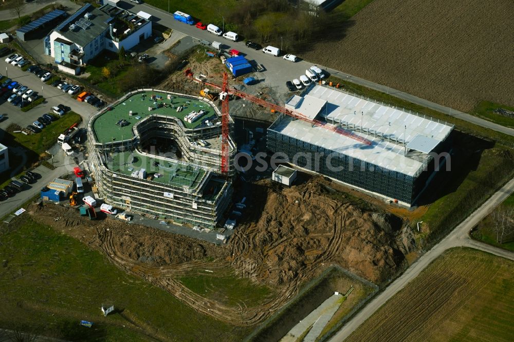 Aerial photograph Obersulm - Research building and office complex of Technologiezentrum B39 on Dimbacher Strasse - Luizhofen in the district Willsbach in Obersulm in the state Baden-Wurttemberg, Germany