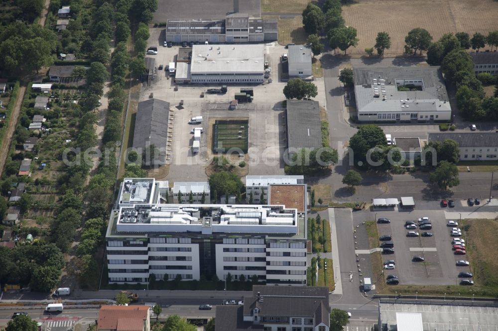 Mainz from the bird's eye view: Research building and office complex of Biontech in Mainz in the state Rhineland-Palatinate