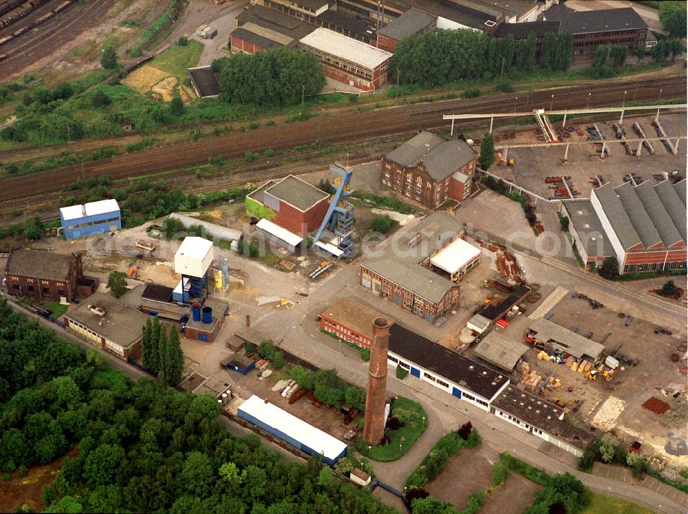 Aerial image Dortmund - Research building and office complex the attempt Tremonia in Dortmund West with the shafts I and II in Dortmund in the state North Rhine-Westphalia