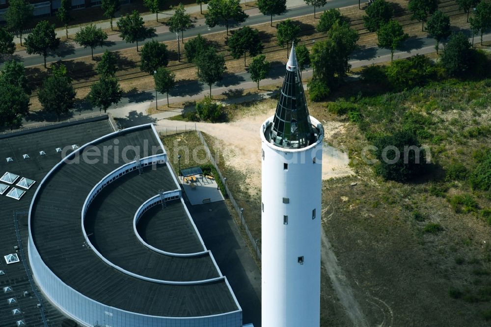 Bremen from above - Research building complex Fallturm in the district Horn-Lehe in Bremen, Germany