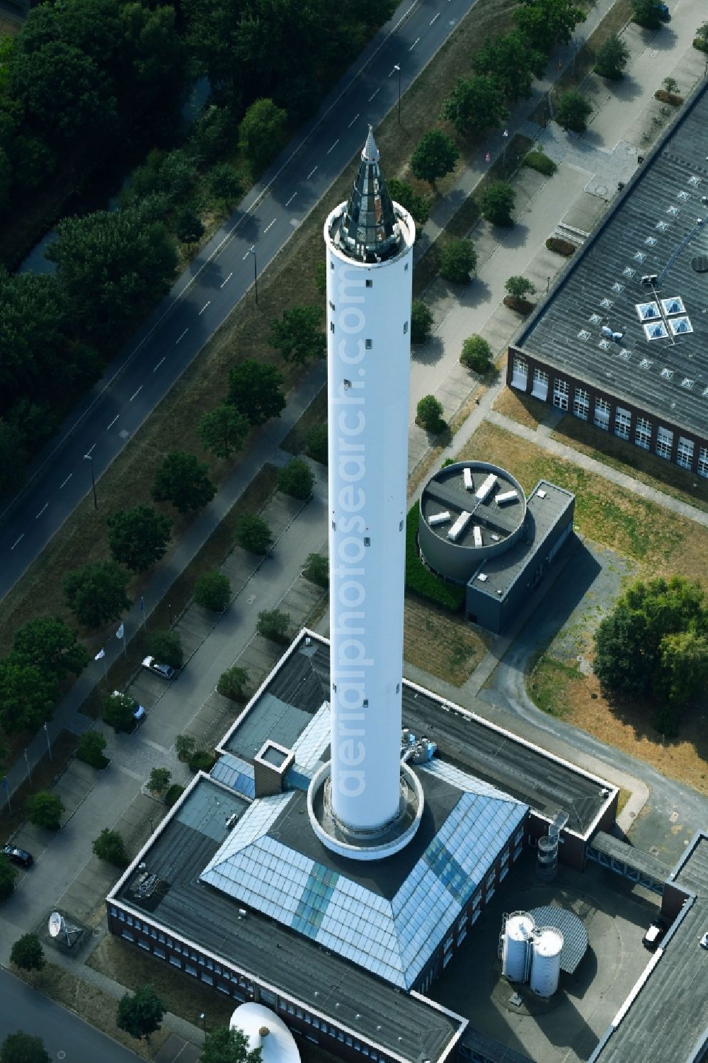 Aerial photograph Bremen - Research building complex Fallturm in the district Horn-Lehe in Bremen, Germany