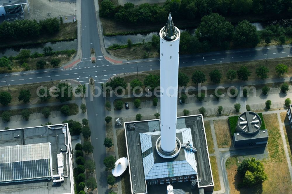 Bremen from the bird's eye view: Research building complex Fallturm in the district Horn-Lehe in Bremen, Germany