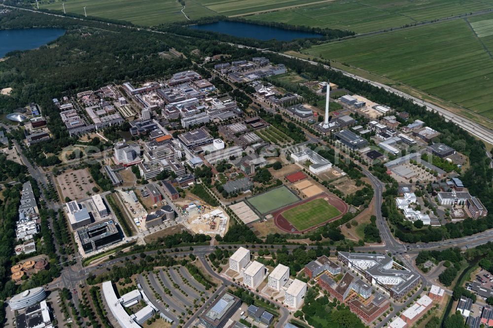 Aerial photograph Bremen - Research building complex Fallturm in the district Horn-Lehe in Bremen, Germany