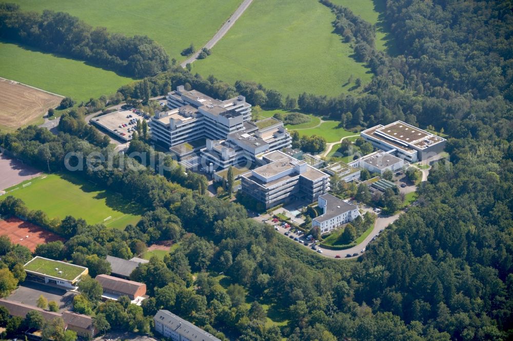 Stuttgart from above - Research building Max-Planck-institute for solid state and intelligent systems in Stuttgart in the state Baden-Wuerttemberg