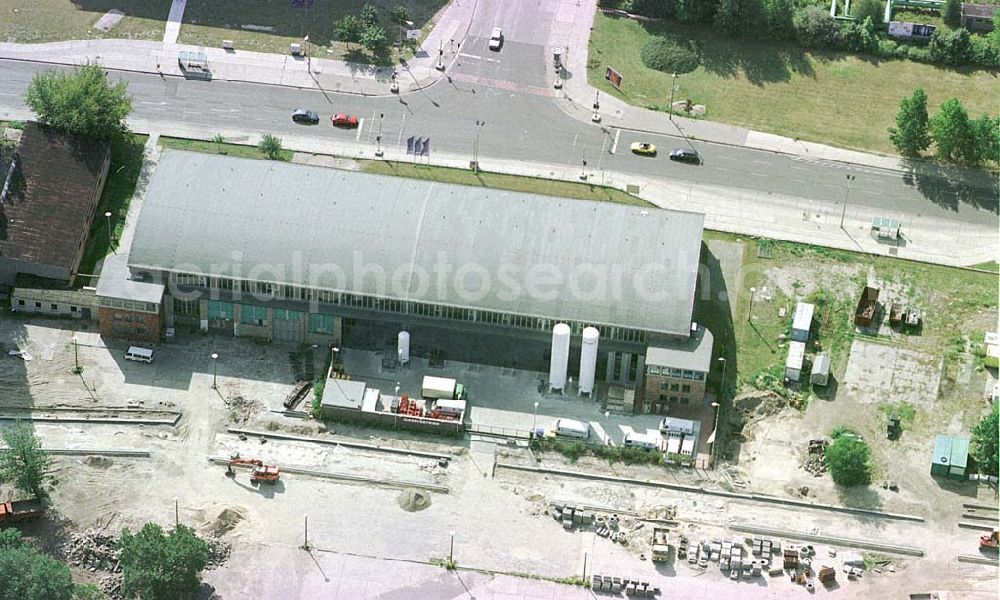 Berlin-Adlershof from above - Forschungs- und Gewerbeentwicklungsgebiet WISTAS in Berlin-Adlershof an der Rudower Chaussee.