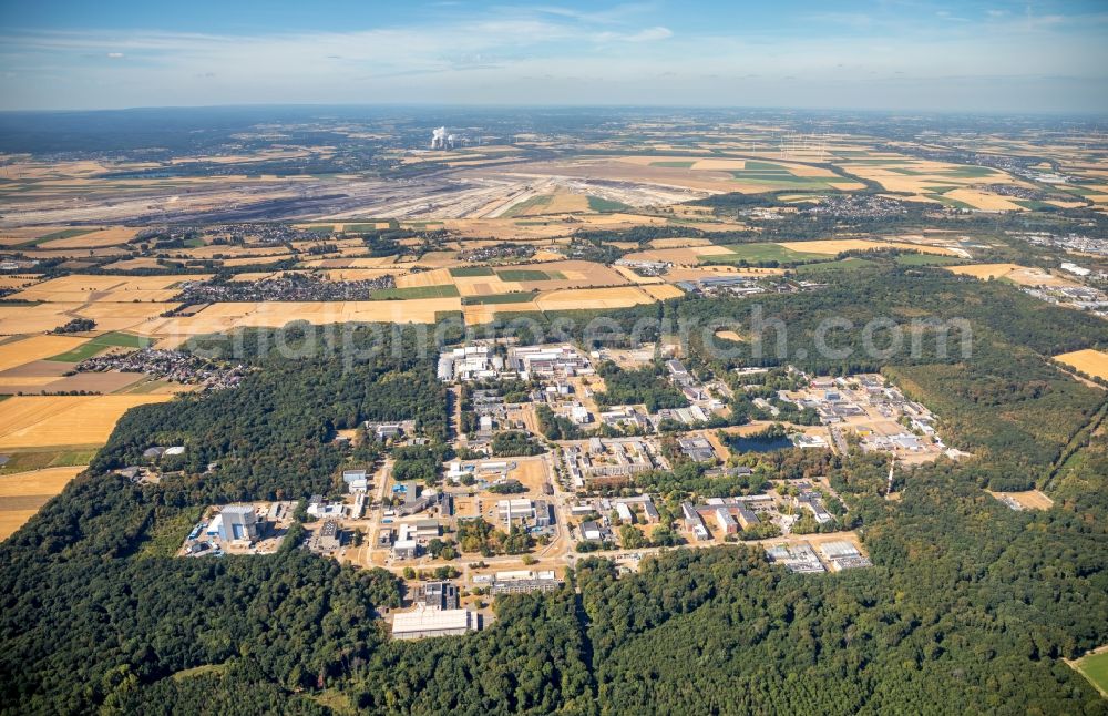 Aerial image Jülich - The Forschungszentrum Juelich in North Rhine-Westphalia is a place for interdisciplinary research