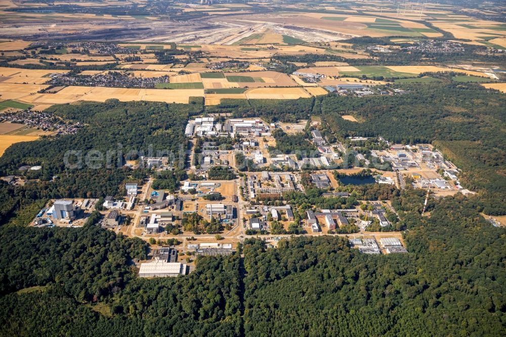 Aerial photograph Jülich - The Forschungszentrum Juelich in North Rhine-Westphalia is a place for interdisciplinary research