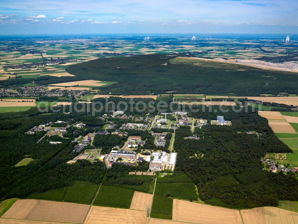 Aerial photograph Jülich - The Forschungszentrum Jülich in North Rhine-Westphalia is a place for interdisciplinary research