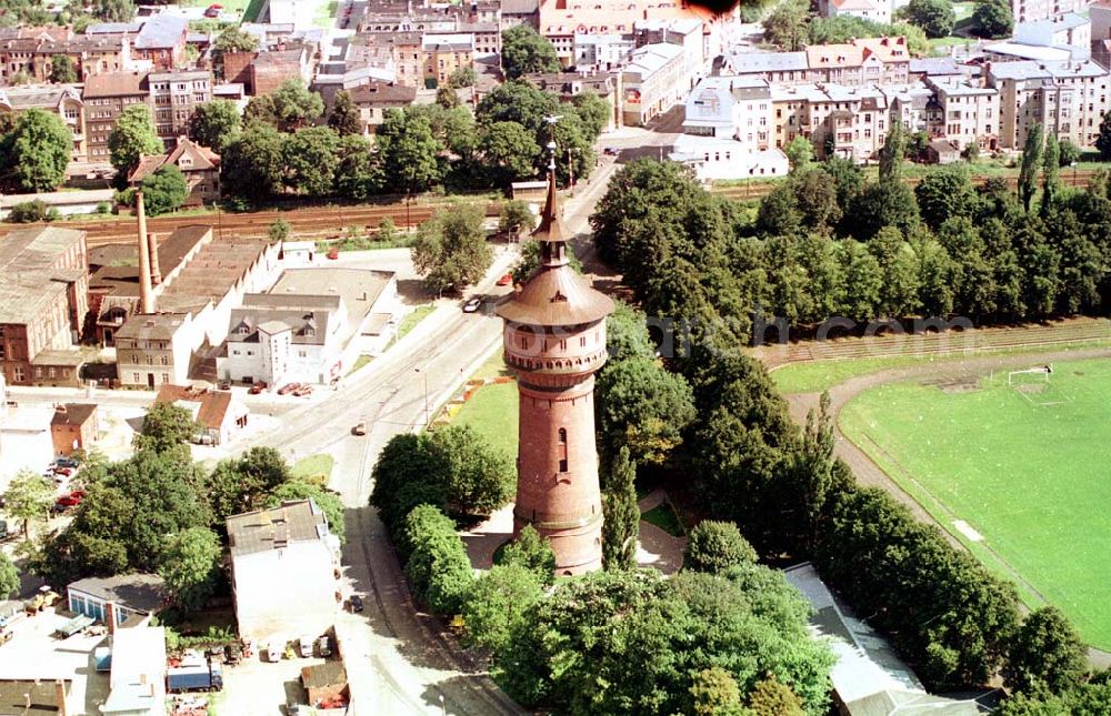 Forst / BRB from above - Forst Stadtbereich mit Wasserturm