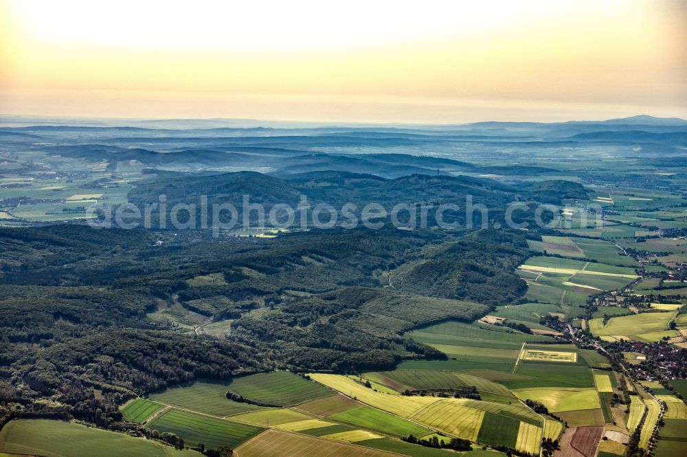 Aerial image Despetal - Forest areas in in Despetal in the state Lower Saxony, Germany