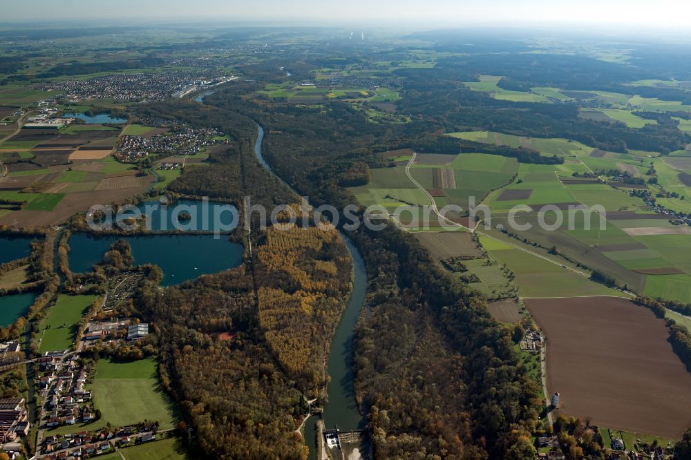 Aerial photograph Vöhringen - Forest areas in in Vöhringen in the state Bavaria, Germany