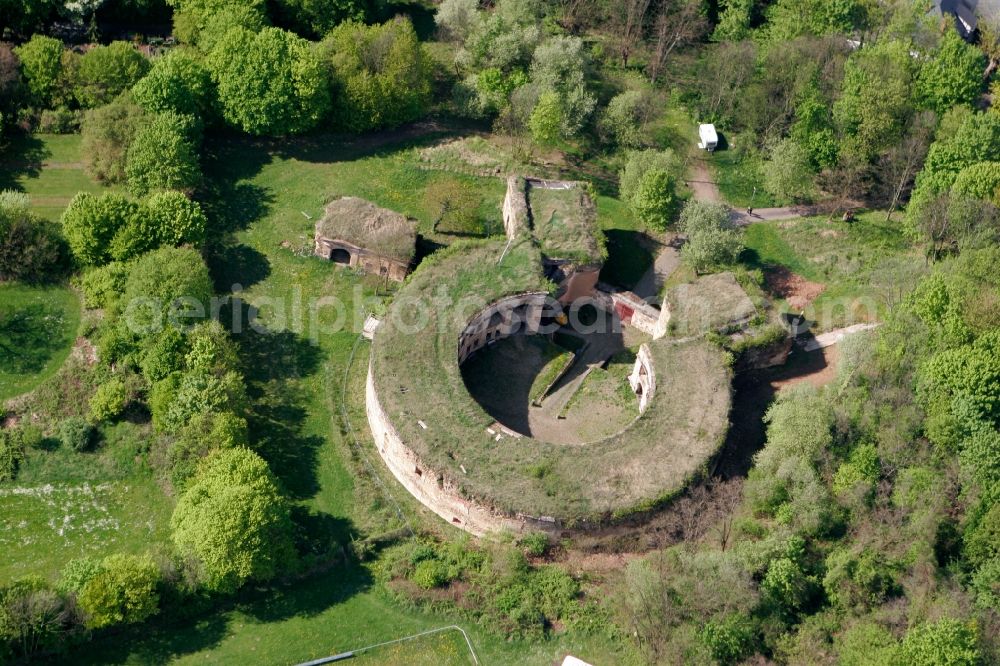 Koblenz from above - Fort Asterstein at Kolonnenweg in Koblenz in Rhineland-Palatinate