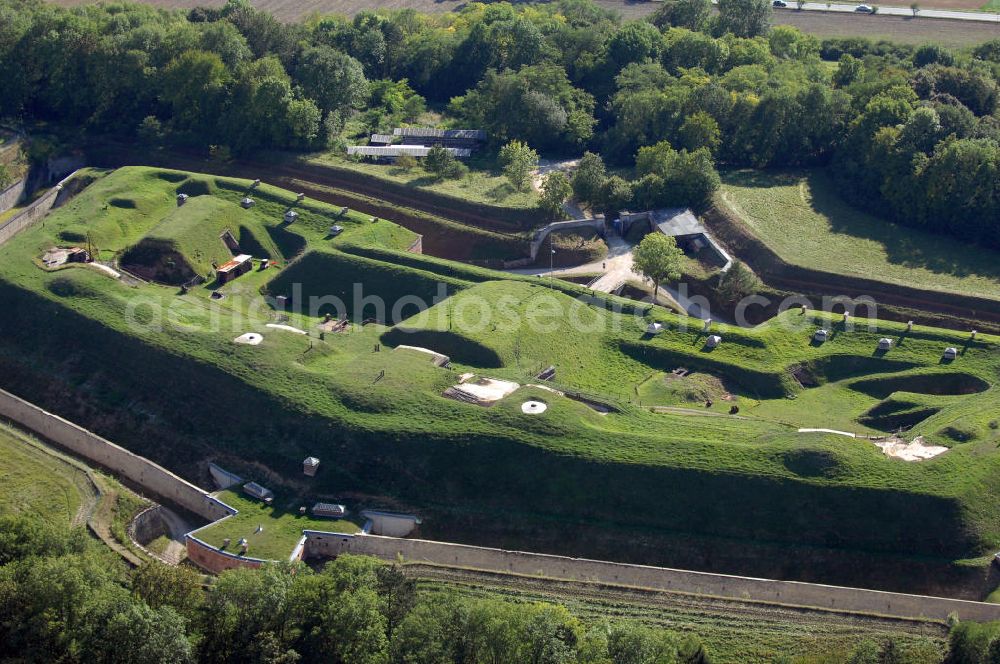 Aerial image Katharinenberg - Das Fort Prinz Karl liegt ca. 10 km östlich von Ingolstadt an der ehemaligen Fort- und Kriegsstrase im Gemeindebereich Großmehring, Ortsteil Katharinenberg. Die Festung steht heute unter Denkmalschutz.