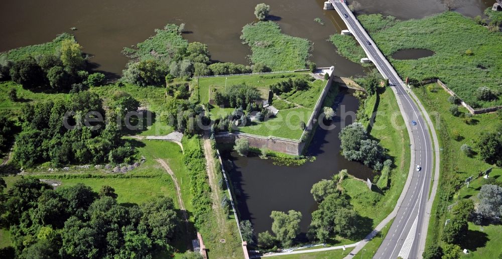 Aerial photograph Küstrin Kostrzyn nad Odra - Fragments of the fortress in Kuestrin Kostrzyn on Oder river in Lubuskie Lebus, Poland