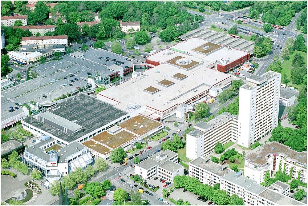 Aerial image Nürnberg - , Franken Center, ECE - Center Management, Golgauer Straße 30 - 38, 90473 Nürnberg, Te. 0911/8001235, Fax: 0911/805084, E-Mail: info@Franken-Center-Nürnberg.de