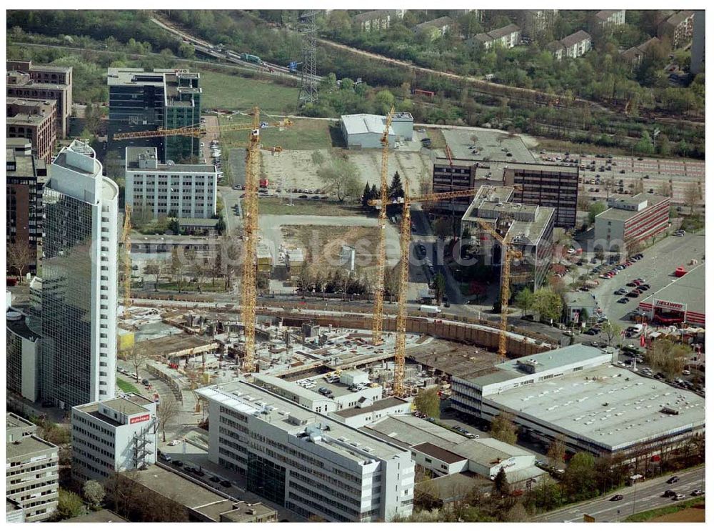 Aerial photograph FRANKFURT am MAIN - 14.04.2004 FRANKFURT am MAIN Gewerbe- und Entwicklungsgebiet Sossenheim der HVB-Projekt am Gewerbegebiet Eschenborn-Süd in Frankfurt/Main (Hessen).