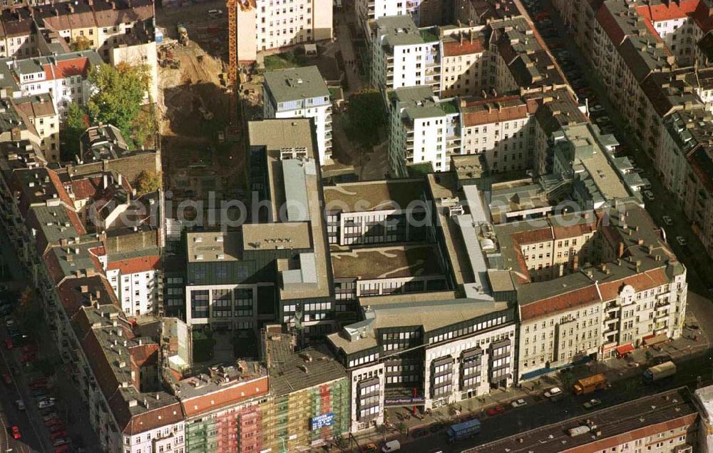 Aerial image Berlin-Friedrichshain - Frankfurter Allee Plaza / Jede Verwendung nur mit Urheberangabe: 