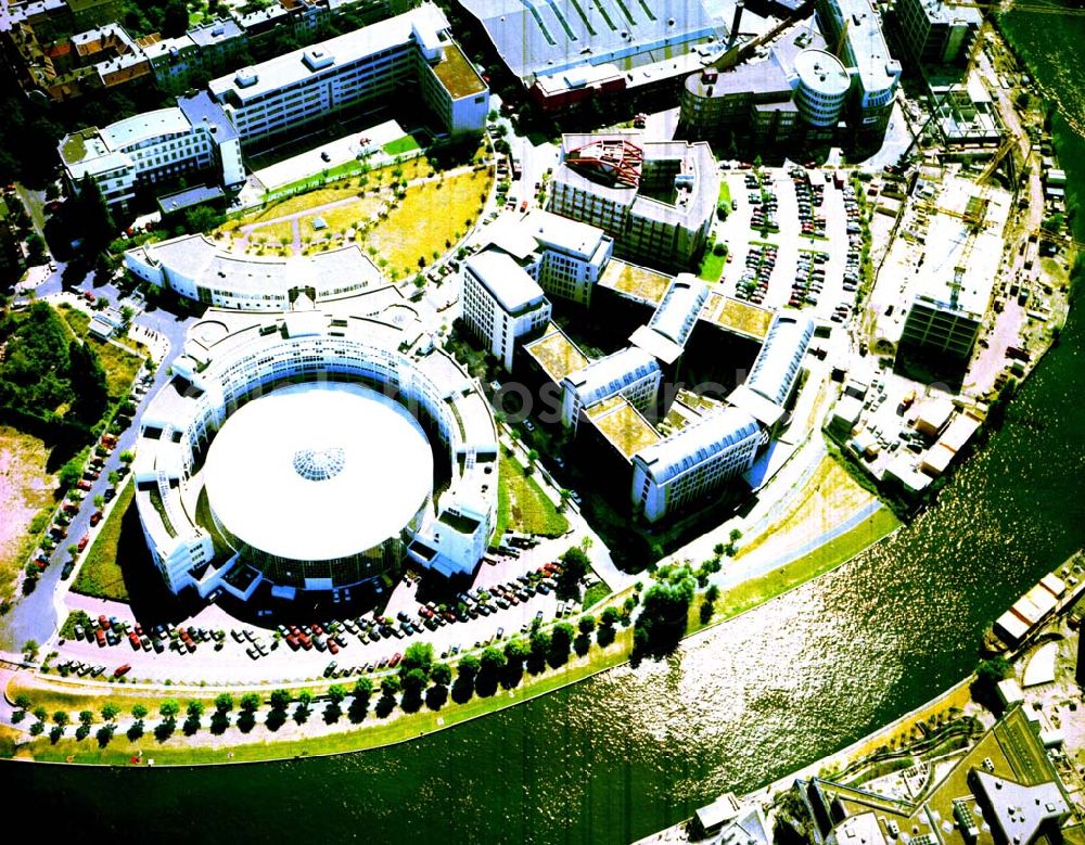 Aerial image Berlin-Moabit - Fraunhofer Forschungszentrum Moabit an der Spree