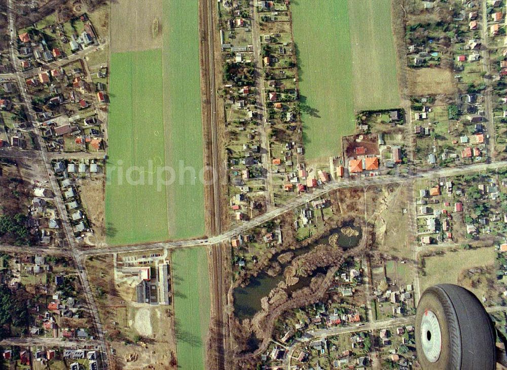 Aerial photograph Fredersdorf / BRB - Fredersdorf / BRB