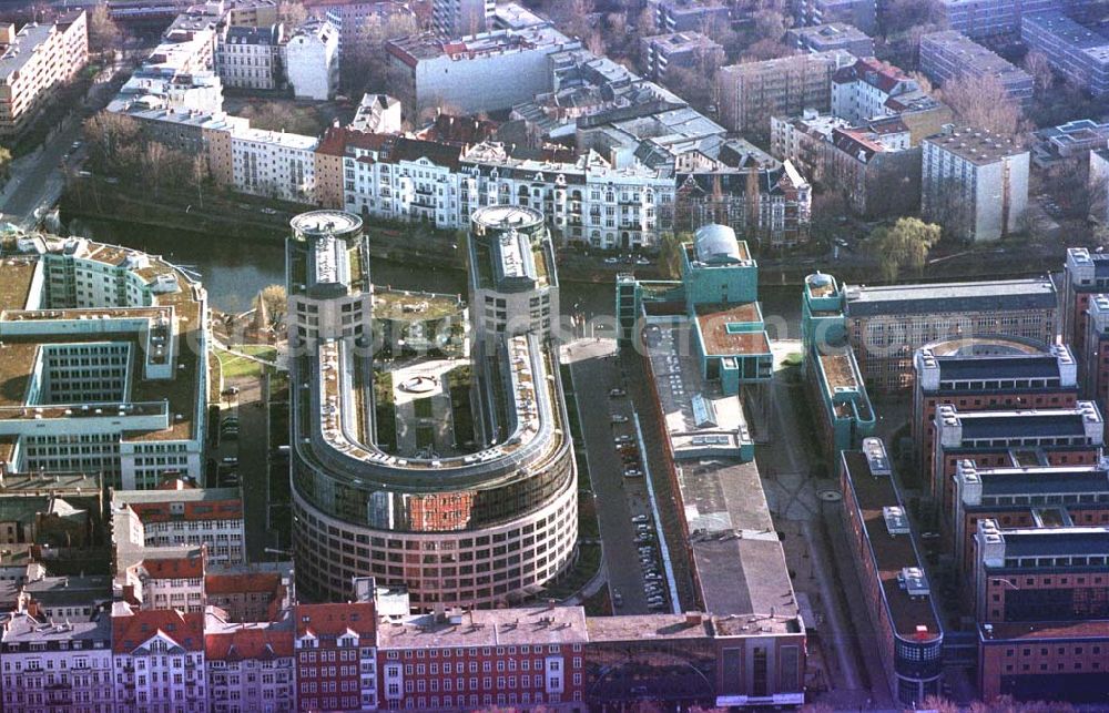 Aerial image Berlin - Moabit - Freiberger Spreebogen / Innenministerium in Berlin - Moabit.