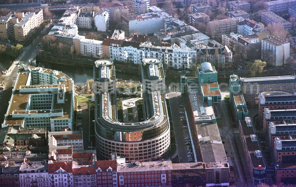 Aerial photograph Berlin - Moabit - Freiberger Spreebogen / Innenministerium in Berlin - Moabit.