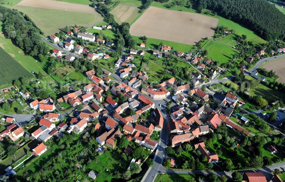 Aerial image Freienorla - Freienorla in the state Thuringia