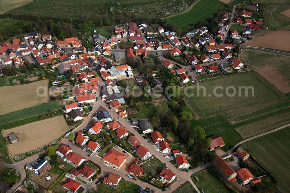 Aerial image Freimersheim - Freimersheim, a district of Alzey-Worms in Rhineland-Palatinate