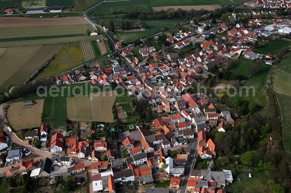 Freimersheim from the bird's eye view: Freimersheim, a district of Alzey-Worms in Rhineland-Palatinate