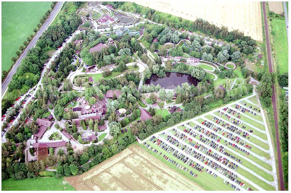 Salzhemmendorf from above - 27.07.2004 Blick den Freizeitpark Rasti-Land Rasti-Land GmbH , Quanthofer Str. 9, 31020 Salzhemmendorf Tel.: 05153 · 68 74, Infoline: 05153 · 94 07 0 Fax: 05153 · 94 07 13, e-mail: info@rasti-land.de,