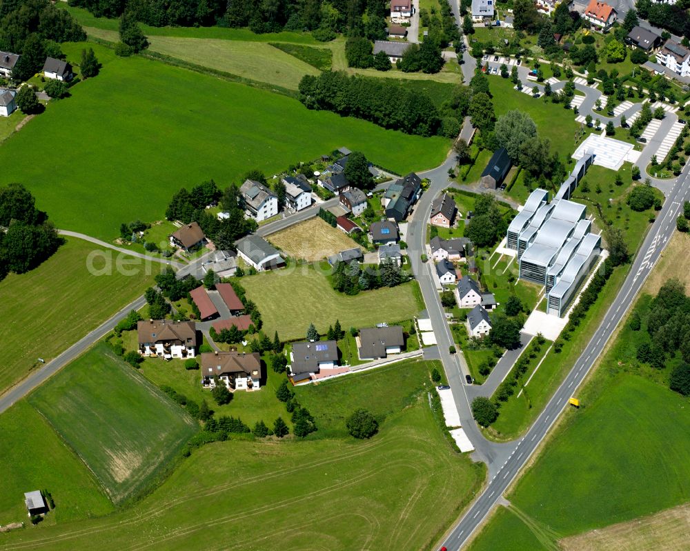 Aerial image Bad Steben - Leisure Centre - Amusement Park of Casinos Spielbank Bad Steben on place Casinoplatz in Bad Steben in the state Bavaria, Germany