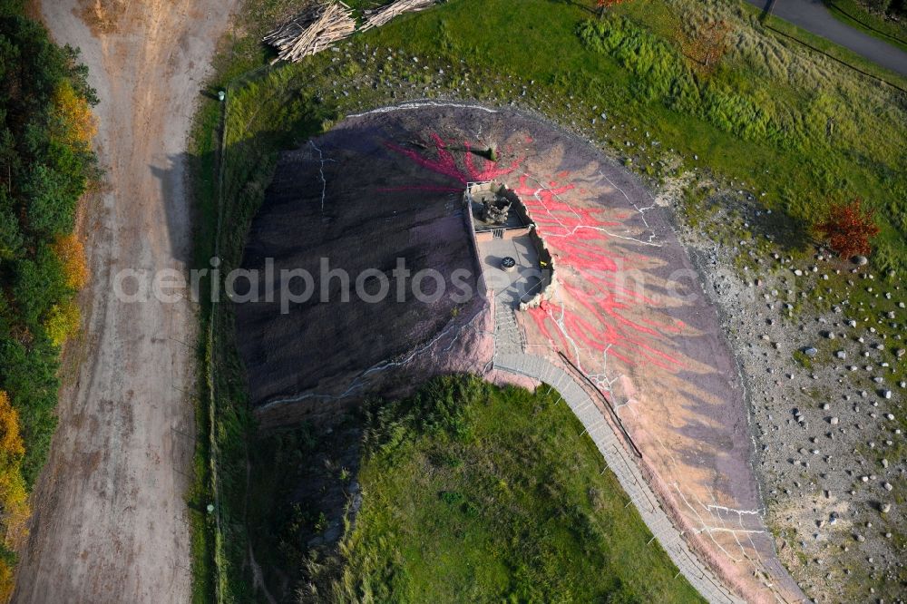 Aerial photograph Germendorf - Leisure Centre - Amusement Park Dinopark Germendorf An den Waldseen in Oranienburg in the state Brandenburg, Germany