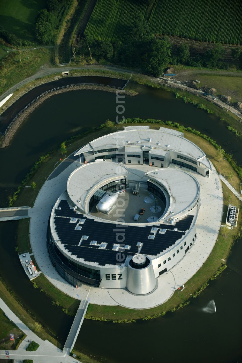 Aerial image Aurich - Leisure Centre - Amusement Park ENERGIE ERLEBNIS ZENTRUM on street Osterbusch in the district Tannenhausen in Aurich Ostfriesland in the state Lower Saxony, Germany