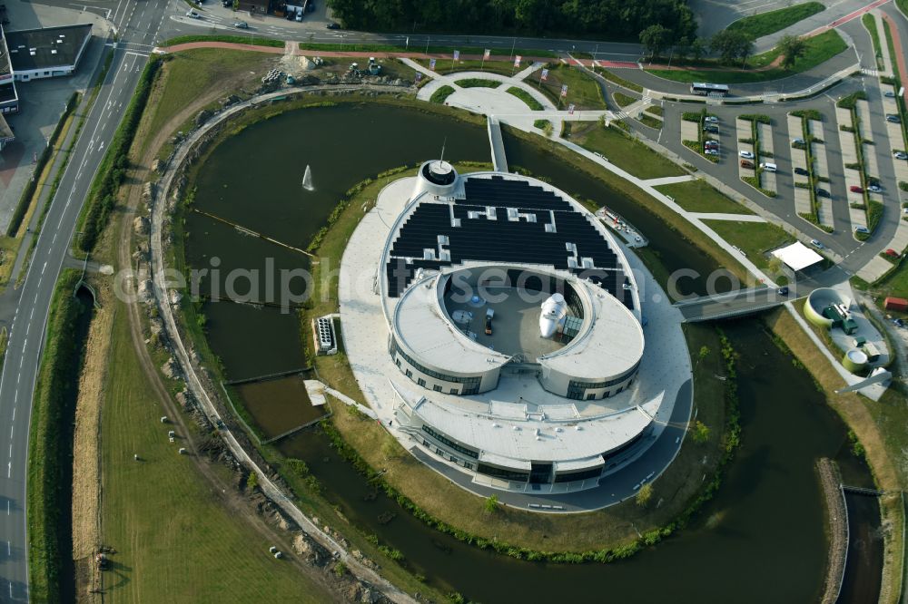 Aerial image Aurich - Leisure Centre - Amusement Park ENERGIE ERLEBNIS ZENTRUM on street Osterbusch in the district Tannenhausen in Aurich Ostfriesland in the state Lower Saxony, Germany