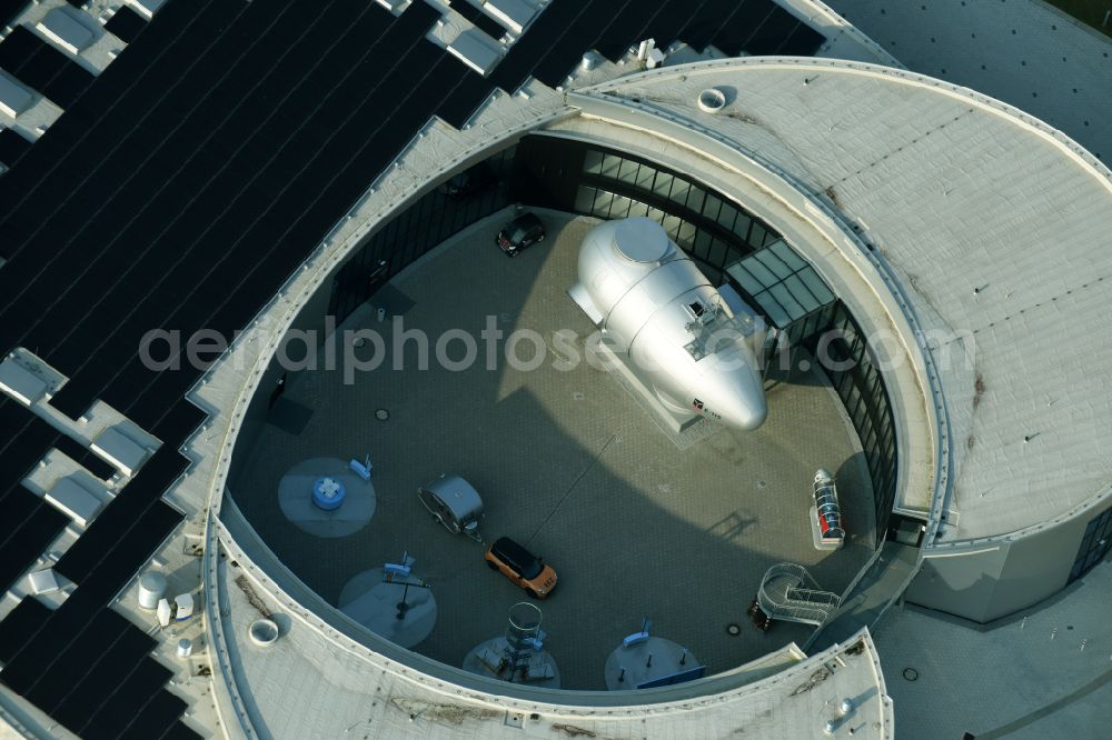 Aurich from above - Leisure Centre - Amusement Park ENERGIE ERLEBNIS ZENTRUM on street Osterbusch in the district Tannenhausen in Aurich Ostfriesland in the state Lower Saxony, Germany