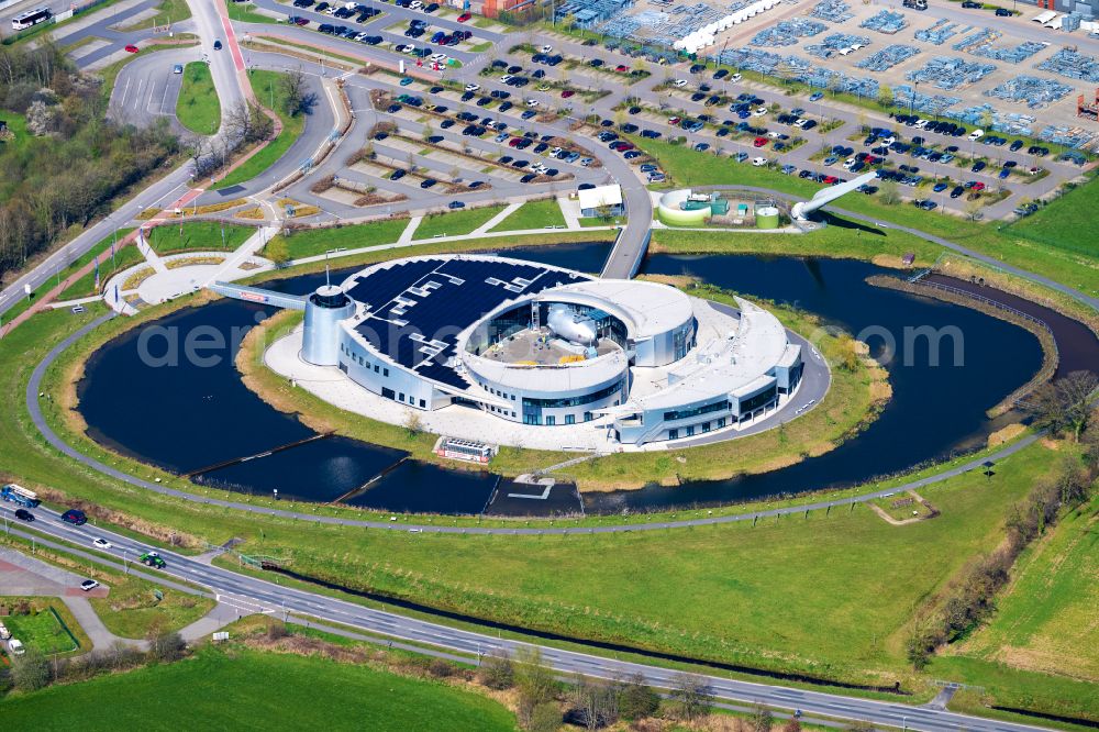 Aerial photograph Aurich - Leisure Centre - Amusement Park ENERGIE ERLEBNIS ZENTRUM on street Osterbusch in the district Tannenhausen in Aurich Ostfriesland in the state Lower Saxony, Germany