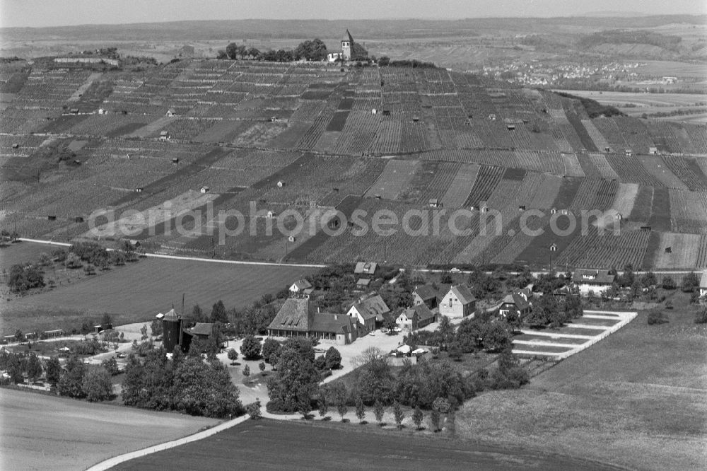 Aerial photograph Cleebronn - Leisure Centre - Amusement Park Erlebnispark Tripsdrill on street Treffentrill in Cleebronn in the state Baden-Wuerttemberg, Germany