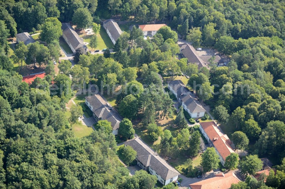 Aerial photograph Joachimsthal - Leisure Centre - Amusement Park Europaeische Jugenderholungs- und Begegnungsstaette Werbellinsee in Joachimsthal in the state Brandenburg