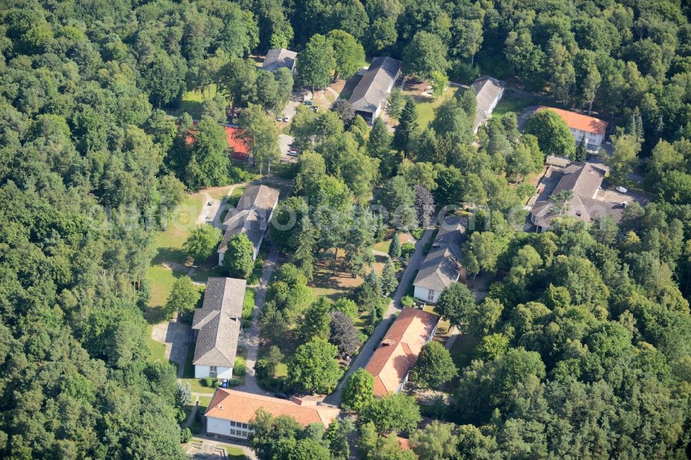 Aerial image Joachimsthal - Leisure Centre - Amusement Park Europaeische Jugenderholungs- und Begegnungsstaette Werbellinsee in Joachimsthal in the state Brandenburg