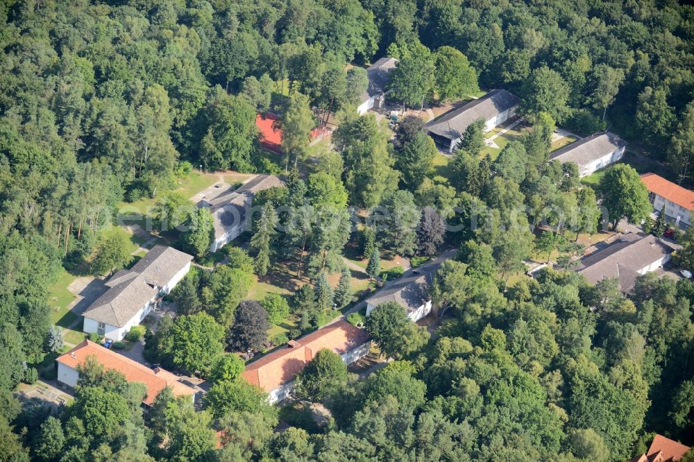 Aerial photograph Joachimsthal - Leisure Centre - Amusement Park Europaeische Jugenderholungs- und Begegnungsstaette Werbellinsee in Joachimsthal in the state Brandenburg