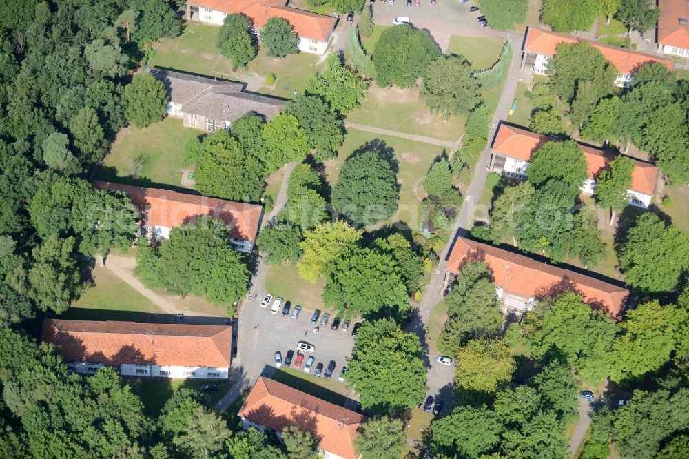 Aerial image Joachimsthal - Leisure Centre - Amusement Park Europaeische Jugenderholungs- und Begegnungsstaette Werbellinsee in Joachimsthal in the state Brandenburg