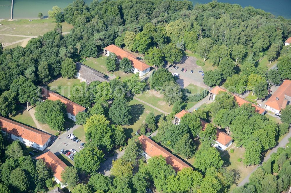 Aerial photograph Joachimsthal - Leisure Centre - Amusement Park Europaeische Jugenderholungs- und Begegnungsstaette Werbellinsee in Joachimsthal in the state Brandenburg