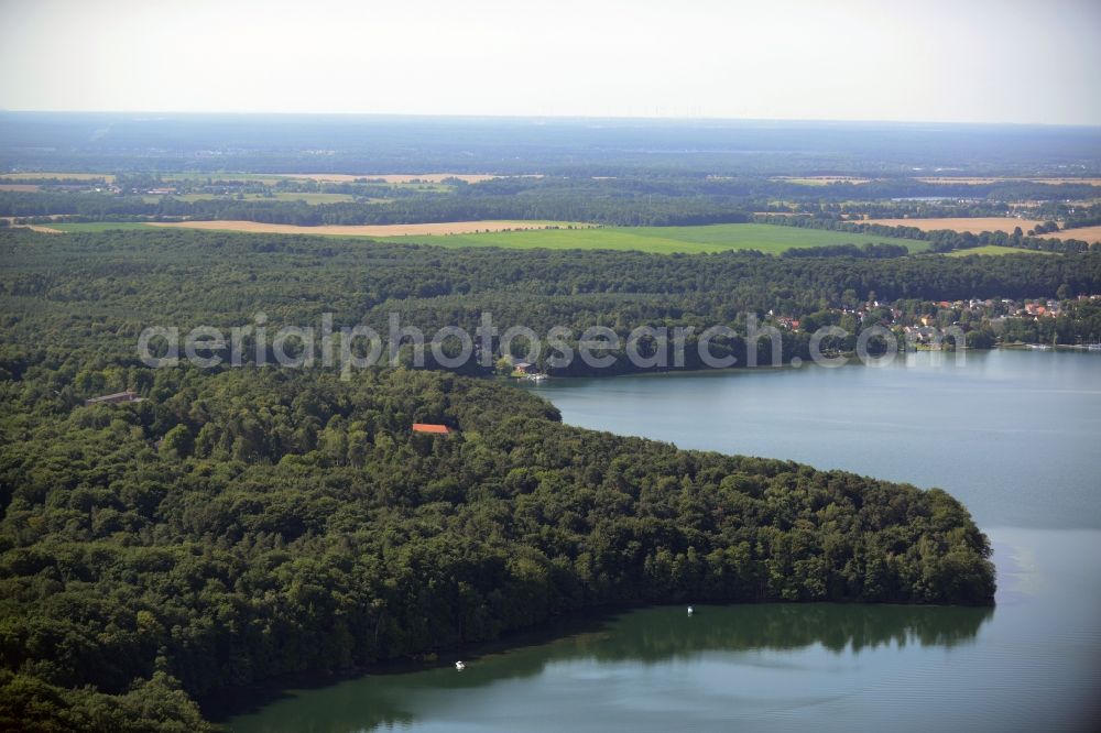 Joachimsthal from the bird's eye view: Leisure Centre - Amusement Park Europaeische Jugenderholungs- und Begegnungsstaette Werbellinsee in Joachimsthal in the state Brandenburg