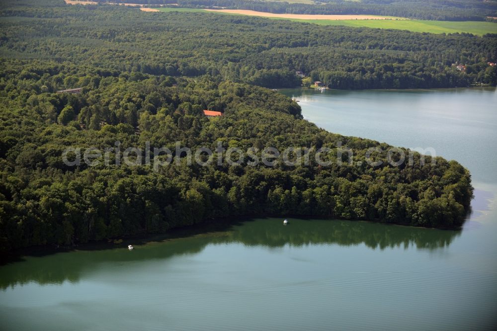 Aerial image Joachimsthal - Leisure Centre - Amusement Park Europaeische Jugenderholungs- und Begegnungsstaette Werbellinsee in Joachimsthal in the state Brandenburg